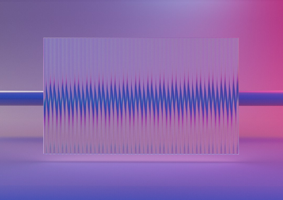 Abstract broadcast technology background with signal waveforms and cables